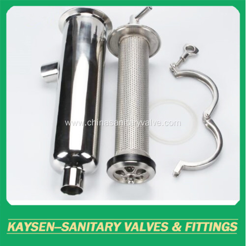 3A sanitary Welded angle-type strainer/filter